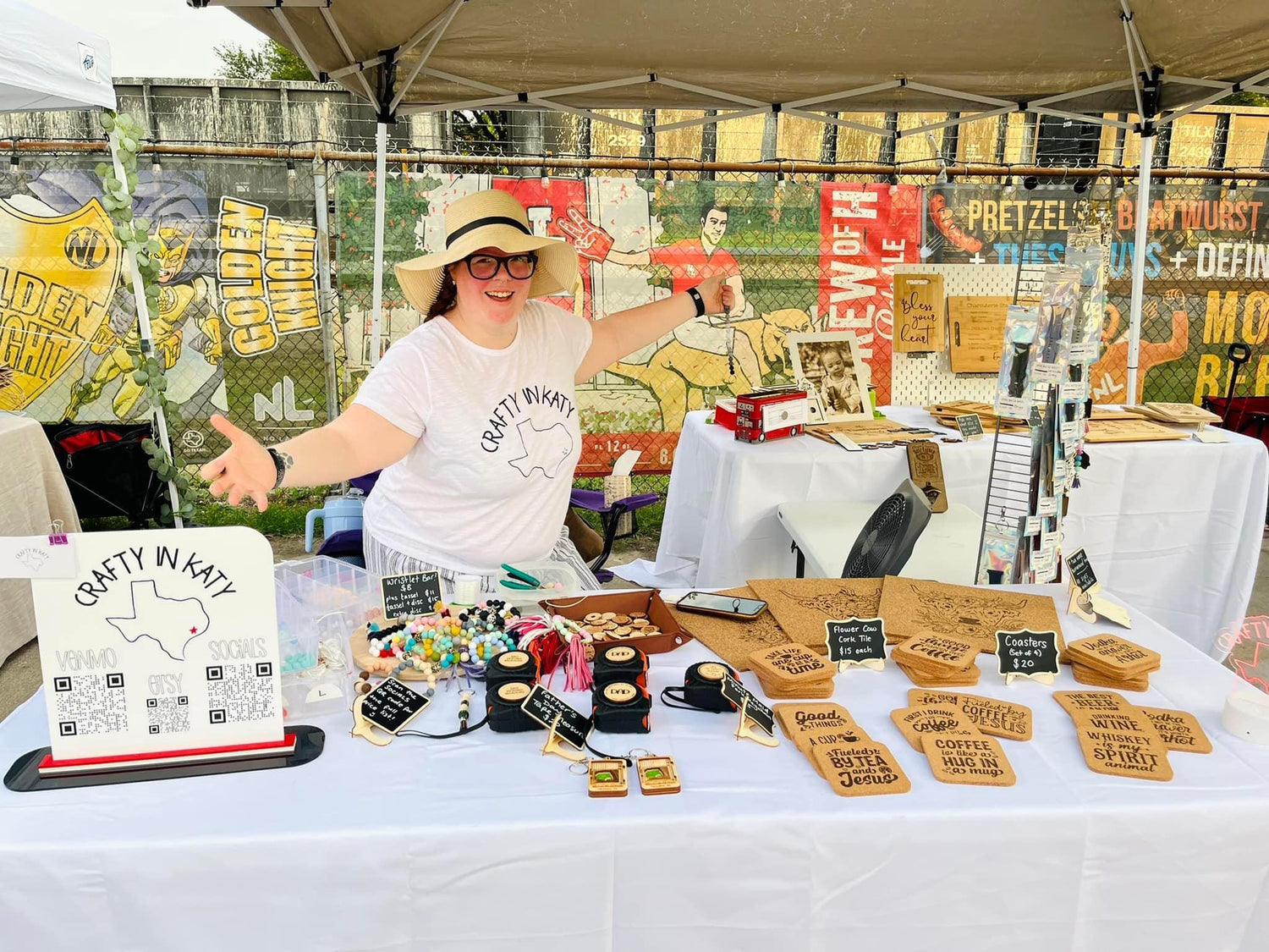 At KTX Market Day, thanks Dianna for the photo!