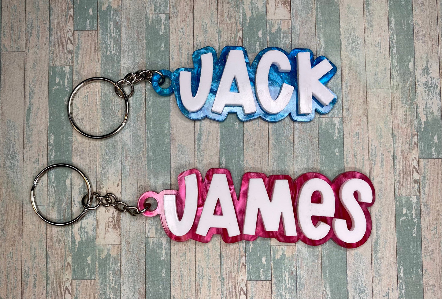 Acrylic Name Keychain